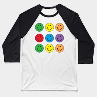 smiley faces pack Baseball T-Shirt